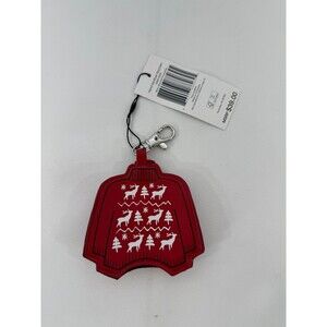 Vera Bradley Handsanitizer Holder Merry Mischief Ornaments NWT $39.00